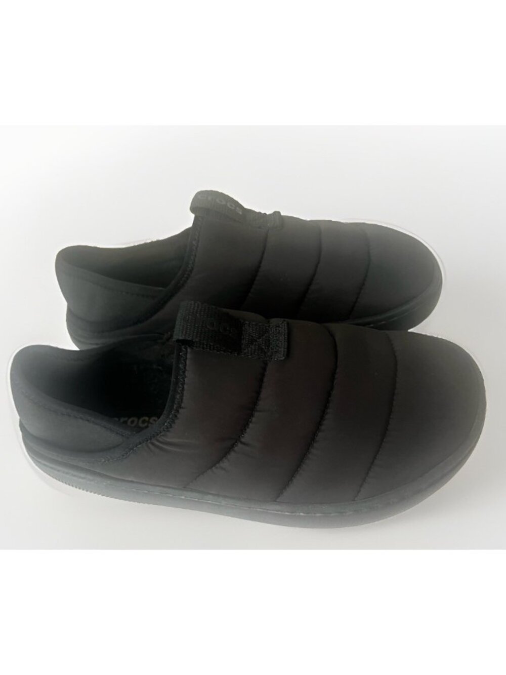 Crocs Classic Puff Moc Black Size Men’s 9 Or Women’s 11